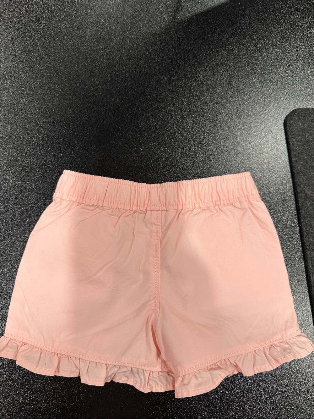 Pink Ruffle Hem Shorts - Picture 5 of 6